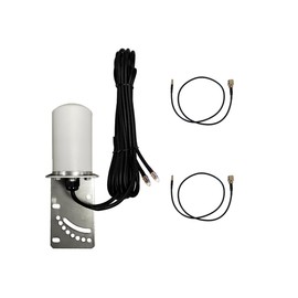 AntennaGear M17B MIMO 2 x Cellular | 4G and 5G Compatible Modem, Router, Gateway and Hotspots with 16ft Coax Cables and TS9 Adapters