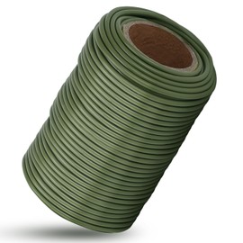 TELENT OUTDOORS 101 Feet Soft Plant Ties Dark Green Plant Twist Ties, Plant Ties for Support. Gardening Supplies for Plants Office Home Organization 3mm Diameter