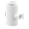 ZEONHEI 40 Pack PVC Tee Fittings for Threaded Chicken Nipples