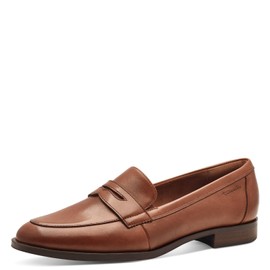 Tamaris Women's Elegant Block Heel Slippers, Cognac