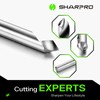 SHARPRO Chamfer Router Bits V Groove O Flute Spiral Router