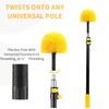 4 Pack Screw on Webster Cobweb Duster Head for Pole,Spider