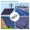 Pack of 4 Earth Clamp PV Module Aluminium Solar Panel