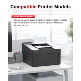 Halloya 560 561 Cartridges PG-560XL CL-561XL Replacement for Canon Printer Cartridges 560 560 PG 560 XL Black and CL 561 XL for Canon Pixma TS5350 TS5351 TS5352 TS5353 TS7451 TS7450 (1 Black 1 Black 1