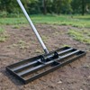 CRMCC Lawn Leveling Rake 30" x 10" with 78" Adjustable