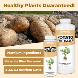 Potato Fertilizer – Liquid Plant Food for Bigger Tubers, Stronger Roots & Vigorous Plant Growth, 8 oz