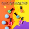 Born Pretty Neon Nail Polish Fluorescent Bright Nail Lacquer 6PCS
