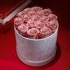 17 Flowers in a Luxury Suede Box, Birthday Gifts for
