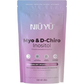 Myo & D-Chiro Inositol Relación 40:1 Ideal para Mujeres Fórmula Pura Sin Extras 246g · 60 Porciones · Rinde 2 meses Sin Sabor