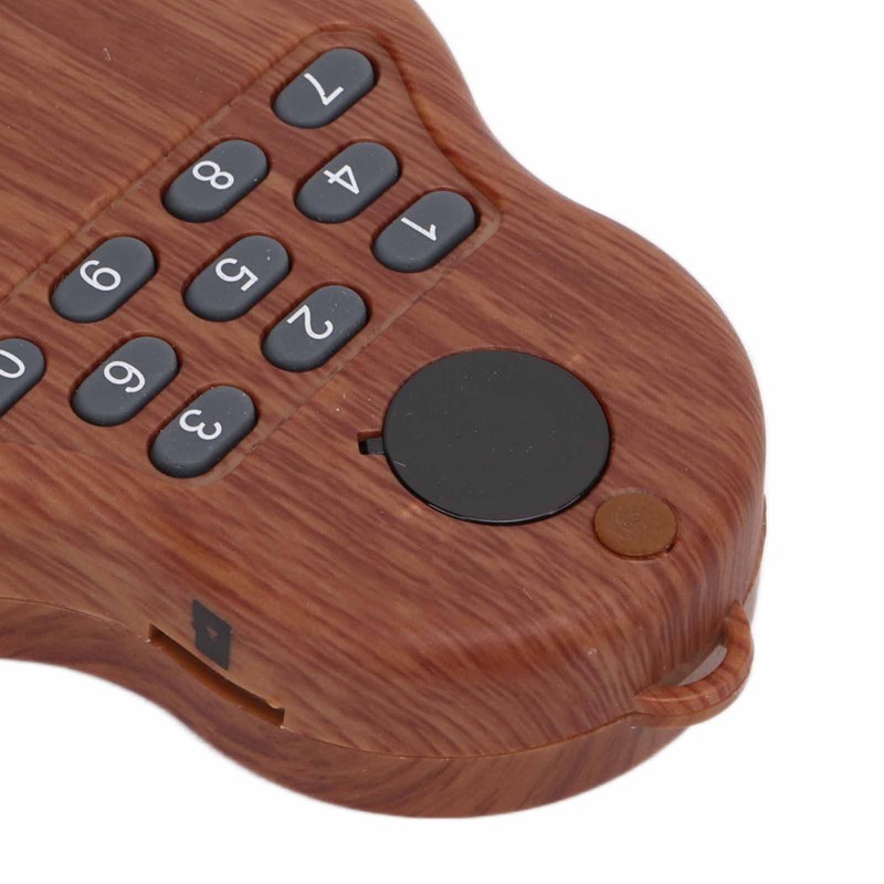 Buddha Player Mini Portable Wood Color Hanging Neck Music Buddhist
