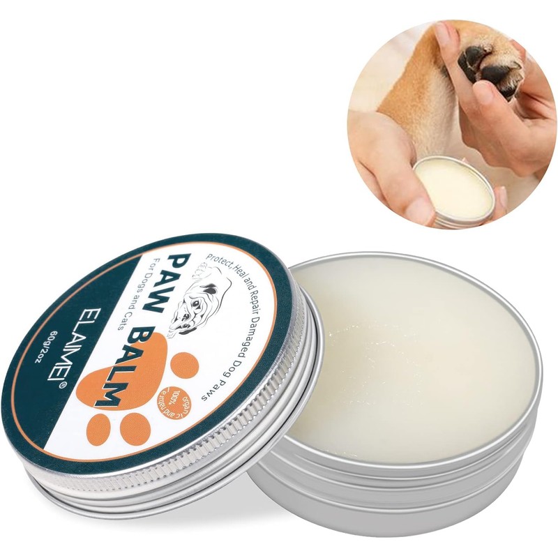 Pet Paw Balm, 60g Natural Healing Moisturiser for Dogs and
