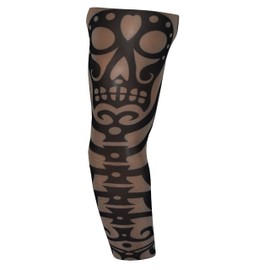 Fake Tattoo Adults Arm Sleeve Tribal Skeleton (T28)