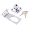 Zinc Alloy 90 Degrees Keyed Hasp Lock Twist Knob Keyed