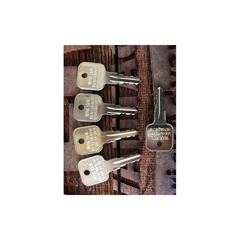 Keys for Wacker Neuson Roller Heavy Equp 160431, 6896,Landpride Zero