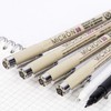 6pcs Fine Tip Pens Glossy Writing 13.5cm Length Waterproof Line
