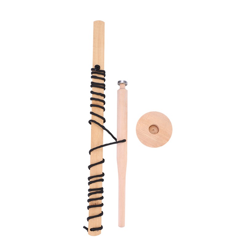 Wood Drilling Fire Making Tool Survival Emergency Ignitor Kit for