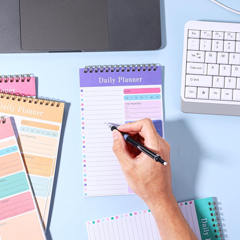 Molain 10 Pack Daily To Do List Notepad, Beautiful To