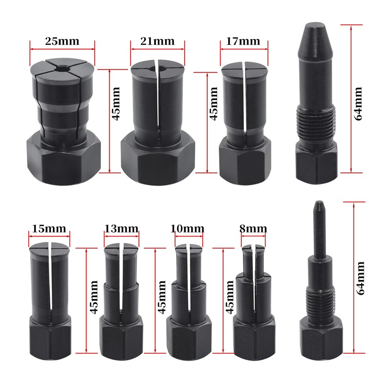 Yuesstloo 10Pcs Motorcycle Bearing Extractor Puller Tool Kit, Professional Blind