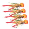 4Pcs 65g Fishing Artificial Baits Silicone Skirts Lures with Hook