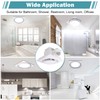 FEITON Bathroom Fan with Light Exhaust Fan Ceiling Mount Vent