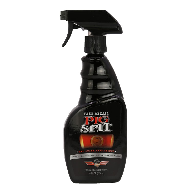 PIG SPIT Fast Detail for Use on Motorcycles, Cars, Trucks,