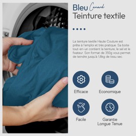 Duck Blue Fabric Dye - 350g All-in-One - Ready to Use for Clothing and Fabrics HAUTE COUTURE