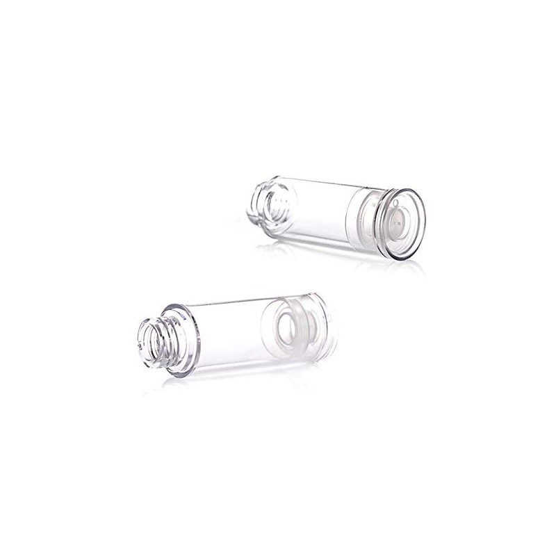 VASANA 12 Empty Airless Vacuum Pump Bottles Refillable Plastic Cream