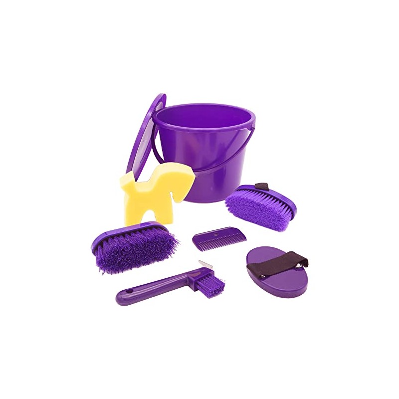 PFIFF 102361 Cleaning Set in Lockable Bucket, Purple 4