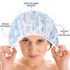 3pz Gorra de Baño Impermeabile Gorros de Ducha para Mujer,