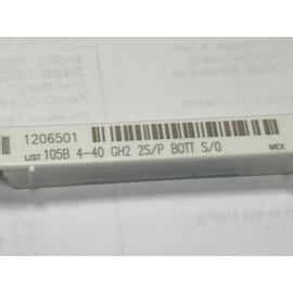 OSG 1206501, #4-40, H2, 2-Flute, HSS, Spiral Point Bottom Tap, Staem Oxide