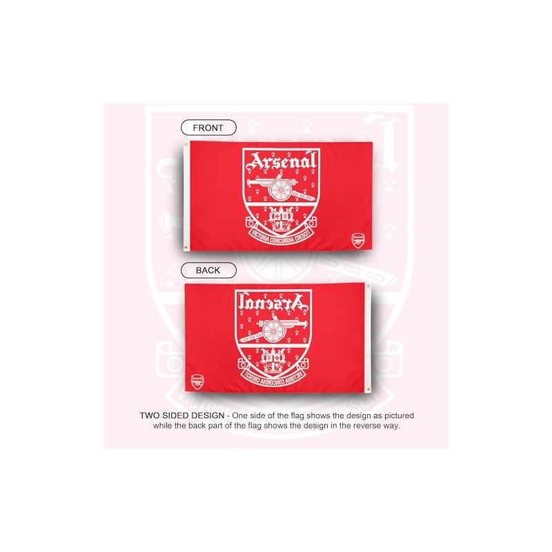 Desert Cactus Arsenal Flag - 3x5 Feet Durable Soccer Banner