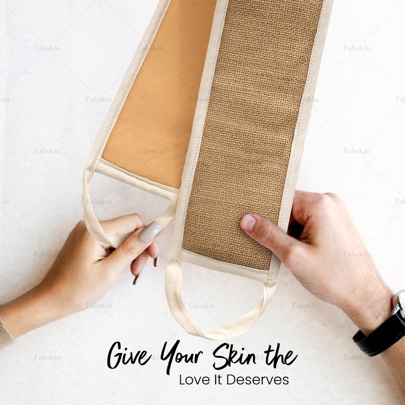 Fabskin Body Back Scrubber For Bathing | Made of Natural