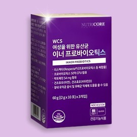 Nutricore Lactobacillus Inner Probiotics for Women 30 packets x 1 box / 뉴트리코어 여성을 위한 유산균 이너 프로바이오틱스 30포 x 1박스