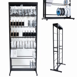 3D Printer Filament Storage Rack 6 Tier Shelves for Filament, Holds 54 Spools of 1 Kilogram Filament (1 Kilogram x 9 Spools x 6 Shelves)