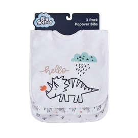 Big Softies Dino Popover Bibs (Pack of 3)