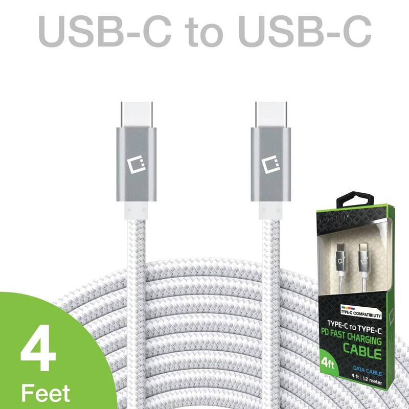 Dual USB-C/PD 60W Fast Charging Cord Compatible with Beats FIT