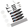 Helicopter Full Replacement Parts Set with 7 Accessories RC Rotor