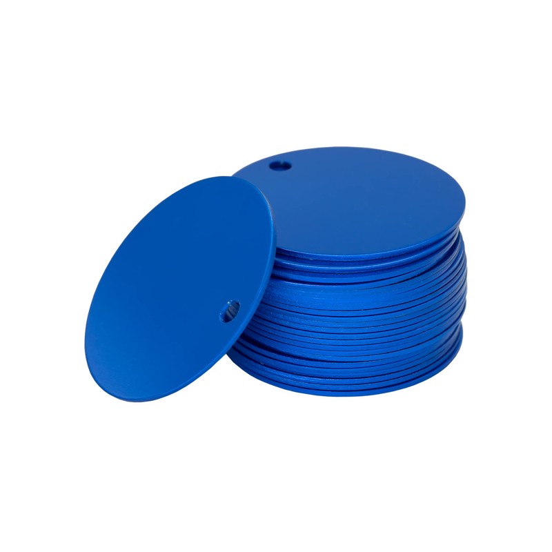 Round Aluminum Engraving Blanks Tags Stamping Blanks 25pcs Diameter 4cm
