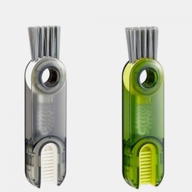 Multi-purpose Bottle Cleaning Brush 01 Tumbler Cleaning Brush - Green 5ea