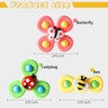 lisfiva 3PCS Suction Cup Whirler Toys for 1 Year Old