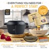 Crovora Pre-Seasoned Cast Iron Dutch Oven for Bread Baking with