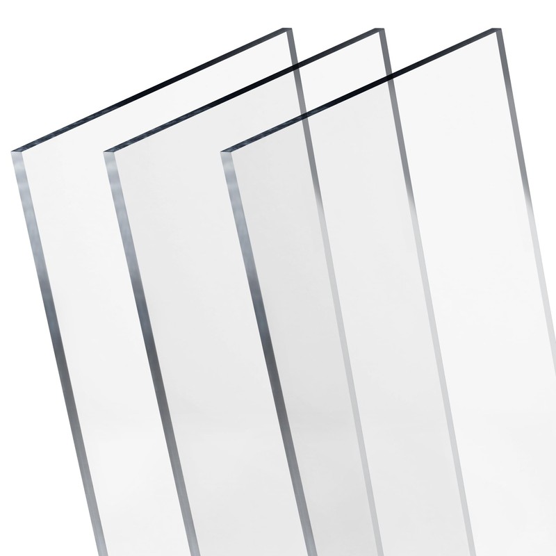 Pixly® Crystal Clear Acrylic Perspex Plastic Sheet | Transparent |