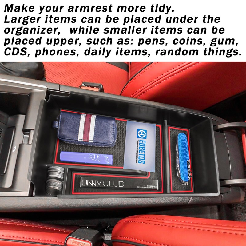 EDBETOS Center Console Organizer Tray Compatible with Kia K5 GT