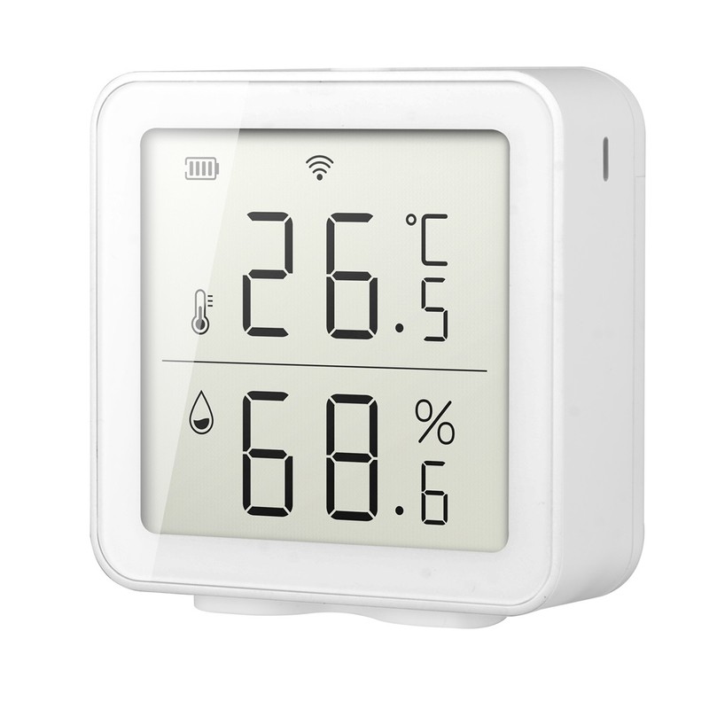 Smart WiFi Humidity Sensor Hygrometer Outdoor Indoor Thermometer Digital LCD