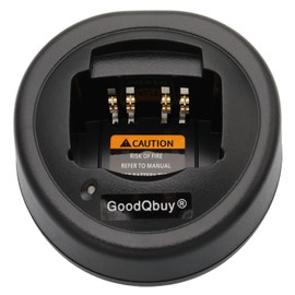 GoodQbuy® Ni-MH Ni-CD Li-ion Battery Charging Dock Desktop Charger is Compatible with Motorola Radios EX500 GL2000 GP328 GP388 HT750 HT1250 MTX950 PRO5350 PTX760