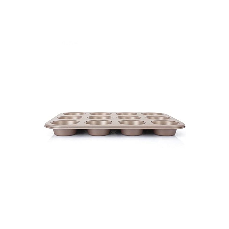 Ihanini Non Stick Ceramic Coated Muffin Pan 12 Cups Professional