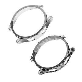 CHILDWEET Pack of 2 Watch Case Smart Watch Protective Cases Smart Watch Screen Protector Smart Watch Screen Protector Watch Hard Shell Watch Piece