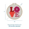 Trimits GCK146 Punch Needle Hoop Kit, Love, 20.3 cm (8