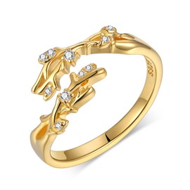 qielizhu Crown of Thorns Ring 925 Sterling Silver Thorn Ring for Women Kendrick Lamar Ring Thorn Crown Jesus Crown of Thorns Ring Thorns Jewelry Gifts for Men Women