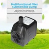 Mini Submersible Water Pump Flow Adjustable Electric Max 1000L/H Flow